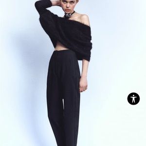 NWT Zara High Waisted Work Pants